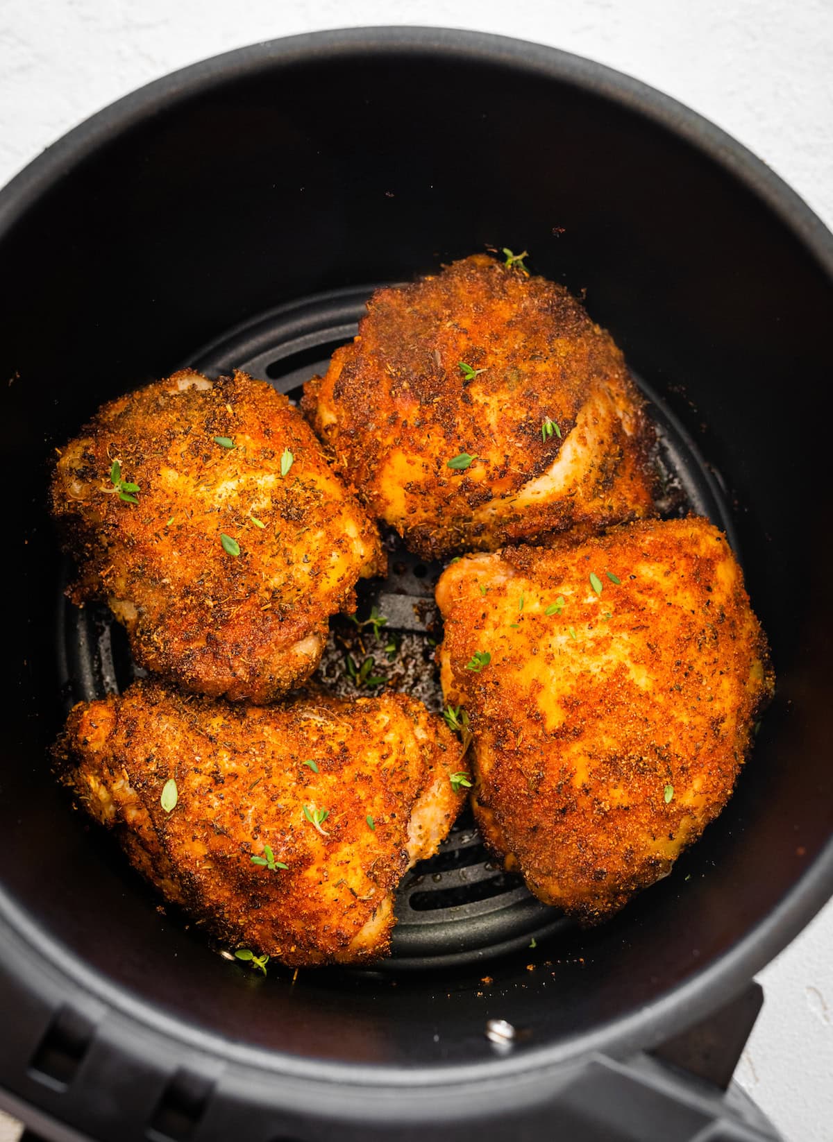 The Best Crispy Air Fryer Chicken Thighs