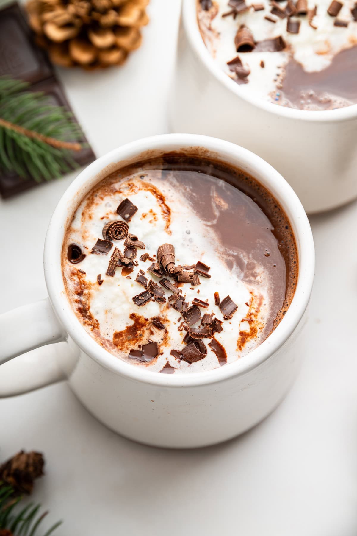 Healthy Hot Chocolate (vegan & low sugar)