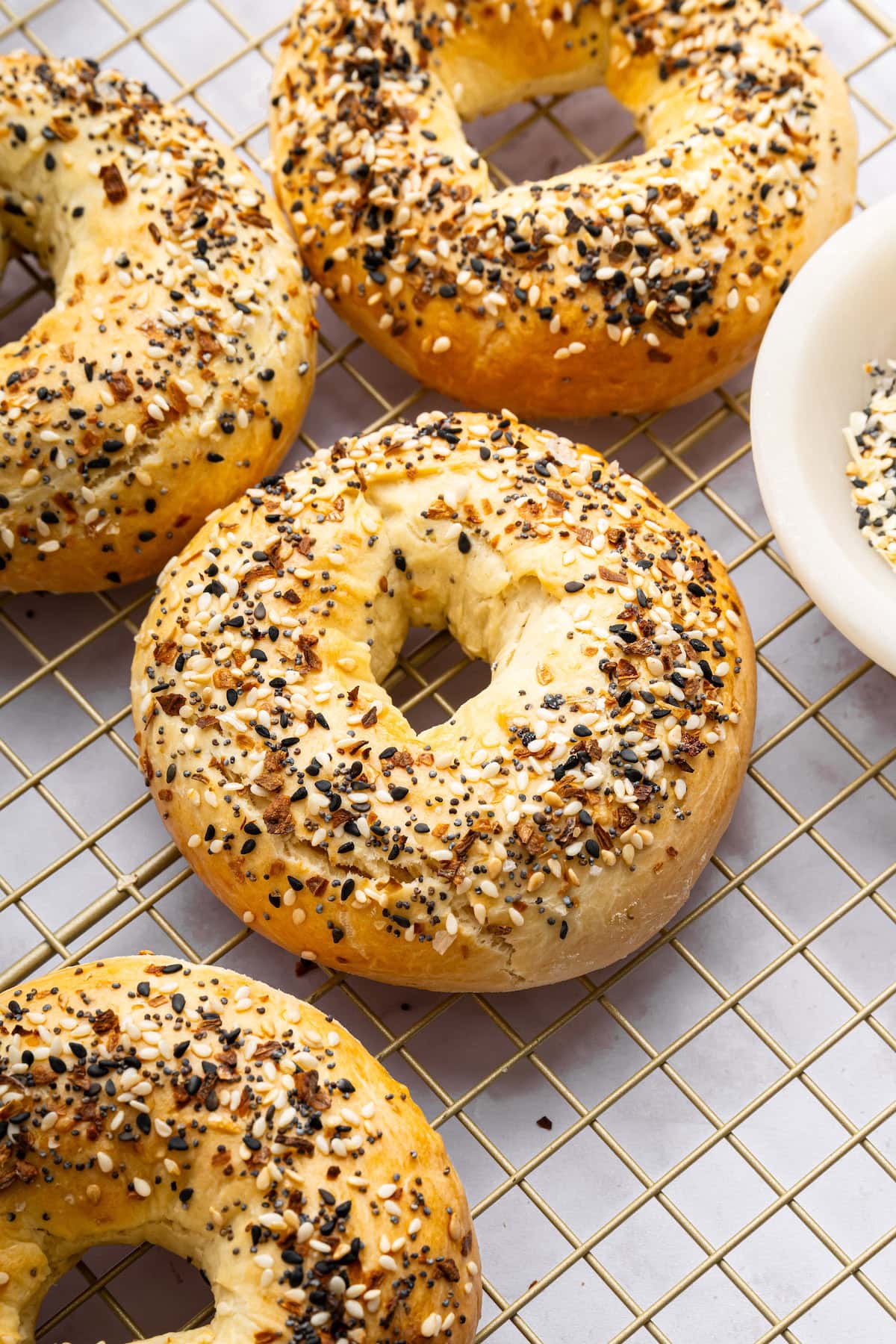 Easy 4 Ingredient Protein Bagels