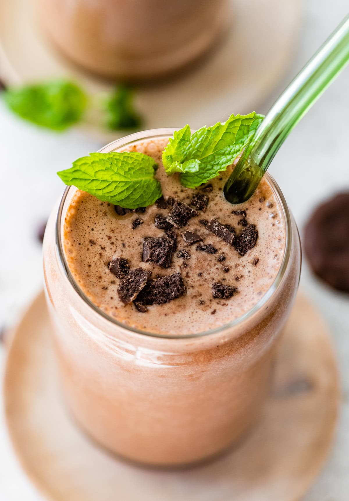 Thin Mint Protein Shake (Over 20g Protein)